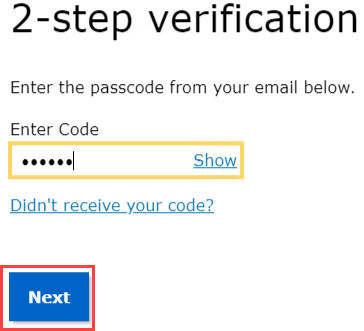 SRA Login. Enter your two step verification code. 