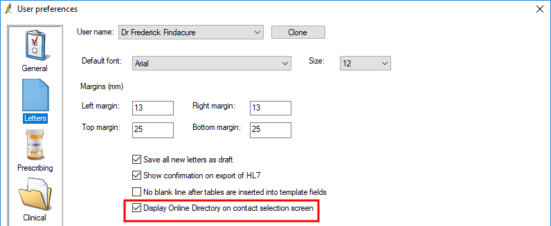 Enable Provider Directory in Provider Preferences