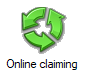 Online claiming icon