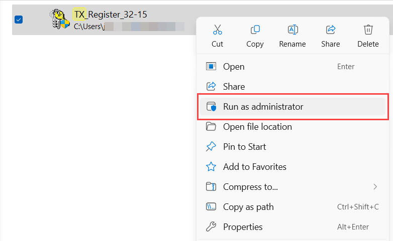 Run As Administrator Run As Administrator