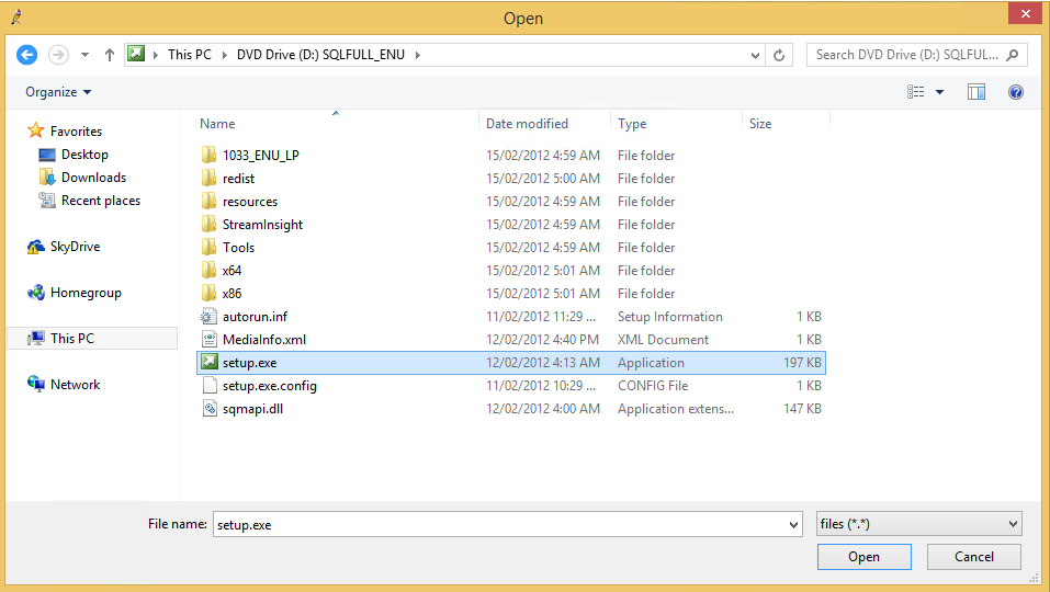 Upgrade to Full SQL Server screen 2