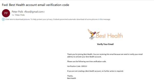 Your verification email may have gone to your spam folder