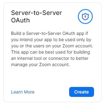 Server-to-server OAuth