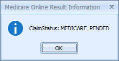 Claim status will be set to PENDED on resubmission