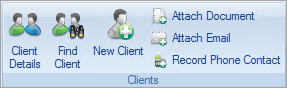 Clients Toolbar