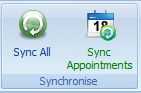 4. Refresh or Synchronise toolbar