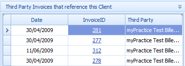 6. Third Party Invoices Referenced to this Client