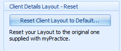 10. Client Details Layout - Reset