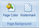 6. Page Background toolbar