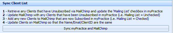 5. Sync Bp Allied and MailChimp
