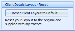 10. Client Details Layout - Reset