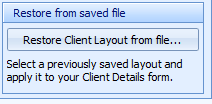 11. Restore from saved file