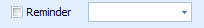 4. Reminder Tick box