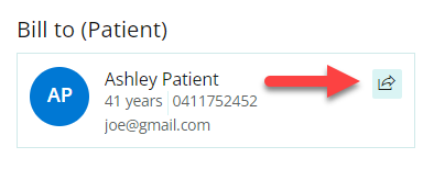 The Open Patient Info Icon.