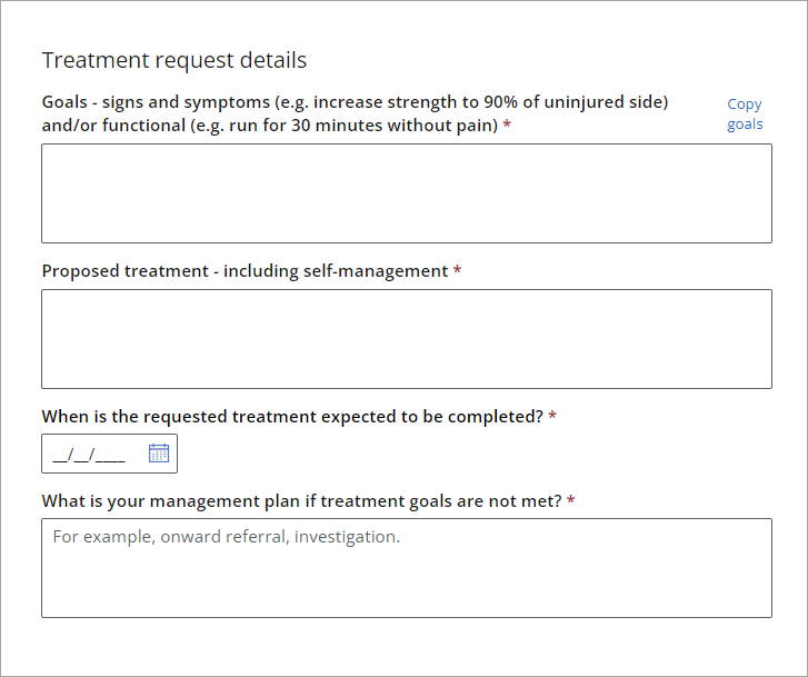 ACC32 Current status & prognosis form.