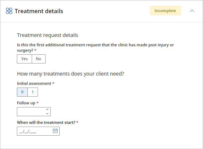 ACC32 treatment extension request details.