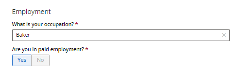 ACC45 occupation details