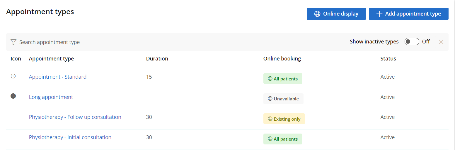 Image that shows allowing new or existing patients to book online 