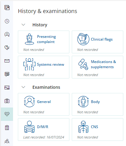 History and Examinations