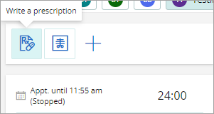 Quick Access Bar in the Clinical Record