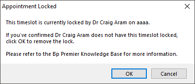 Appointment Lock Prompt