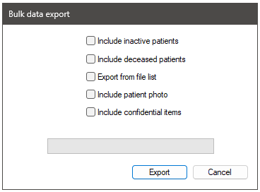 Bulk Data Export