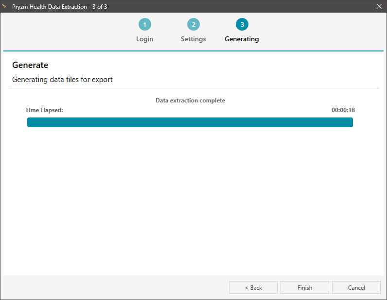 Reporting Tool for Pryzm