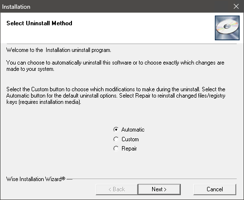 Installation Uninstall program