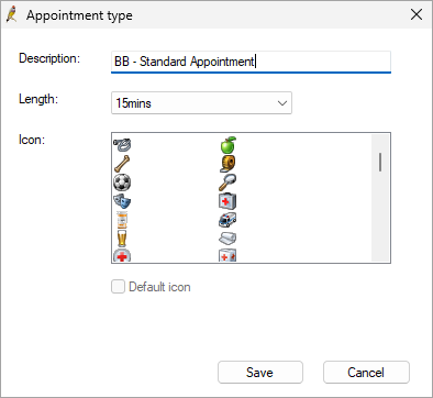 Create a custom appointment type for bulk billing if you are a mixed billing clinic.
