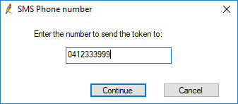 Send escript token to other phone number
