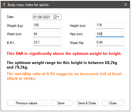 Body Mass Index