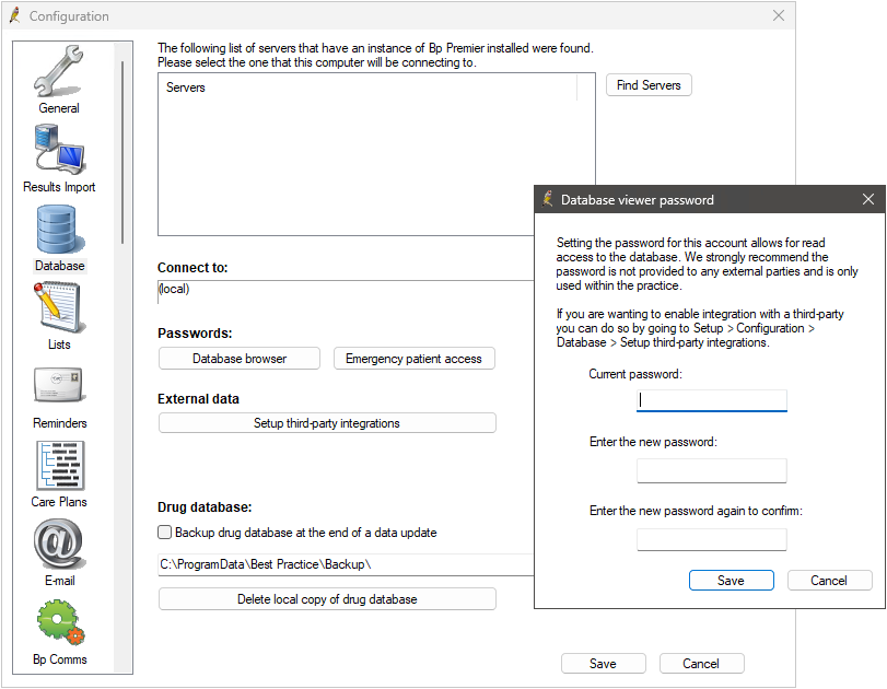 Database Configuration