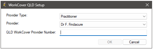 WorkCover QLD add provider or practice