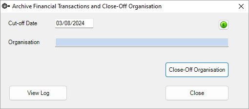 Archive and close-off organisation