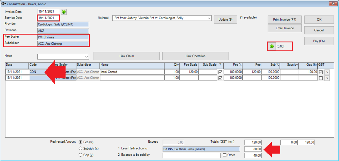 Redirect and Pay an Invoice to Insurer