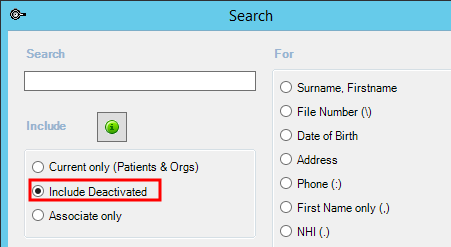 Include deactivated patients