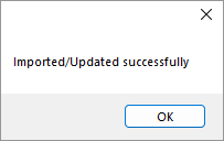 Live udpate import successful 