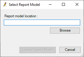 Report Manager Setup Report Model Location